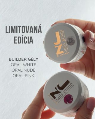 🔥 Len do VYPREDANIA ZÁSOB! 🔥 ✔️ Opal white ✔️ Opal nude ✔️ Opal pink Opal builder gély kombinujú pevnosť a jemný perleťový...